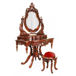 Rococo dresser dressing table + stool baroque