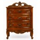 Rococo baroque bedside night stand commode