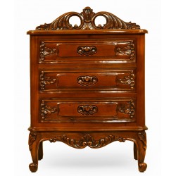 Rococo baroque bedside night stand commode