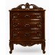 Rococo baroque bedside night stand commode