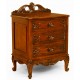 Rococo baroque bedside night stand commode