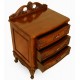 Rococo baroque bedside night stand commode