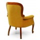 Armchair XXL louis Chesterfield velvet fabric