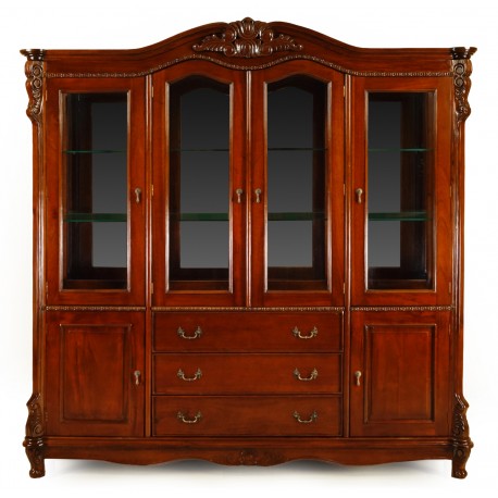 Louis Vitrine Gläserschrank 216x210 cm