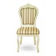 Stuhl louis barock rokoko weiss