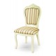 Stuhl louis barock rokoko weiss