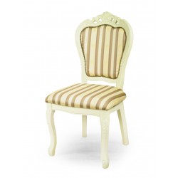 Stuhl louis barock rokoko weiss