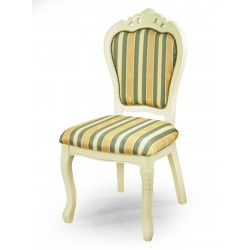 Stuhl louis barock rokoko weiss