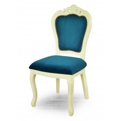 Stuhl louis barock rokoko weiss