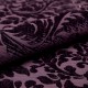 Sienna Violet welur + satyna materiał tapicerski obiciowy