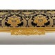 Goldener Chaiselongue Louis-Stil Sofa