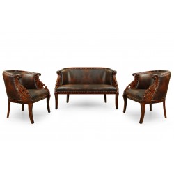 Sofa + 2 křesla labuť pohovka empire