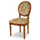 Louis-Stil Medaillonstuhl mit Schnitzereien