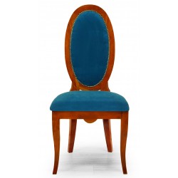Louis-Stil Stuhl mit hoher ovaler Rückenlehne