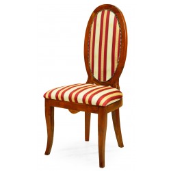 Louis-Stil Stuhl mit hoher ovaler Rückenlehne