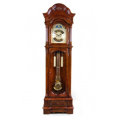 Mechanische Standuhr aus Holz